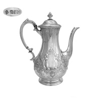 Victorian Silver Coffee Pot  1901
